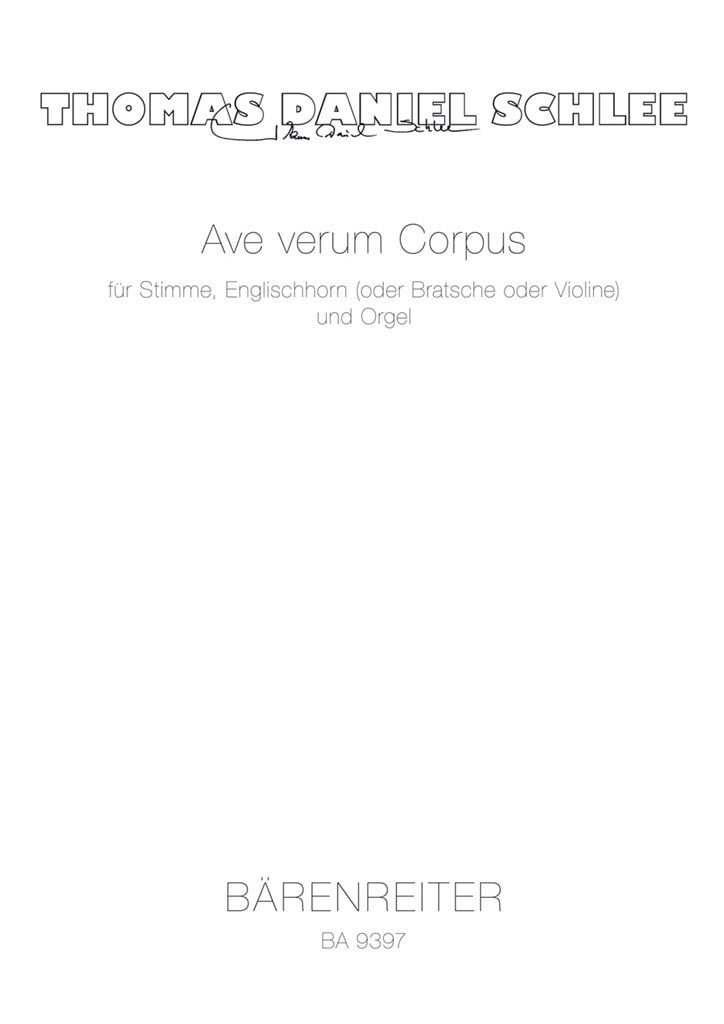 Ave verum Corpus